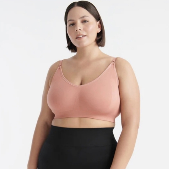 knix Good to Go Seamless Bra Pink  Ginger - Picture 1 of 3